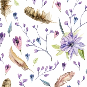 Feathers And Flowers