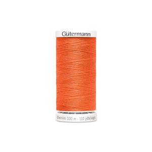 Gutterman Denimtråd 100 m Orange