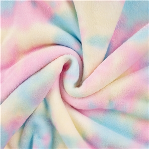 Cuddle Fleece Print Tie Dye Rose