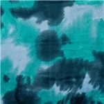 Cuddle Fleece Print Tie Dye Emerald